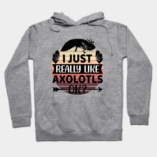 I just really like Axolotls, Ok? 2 Hoodie